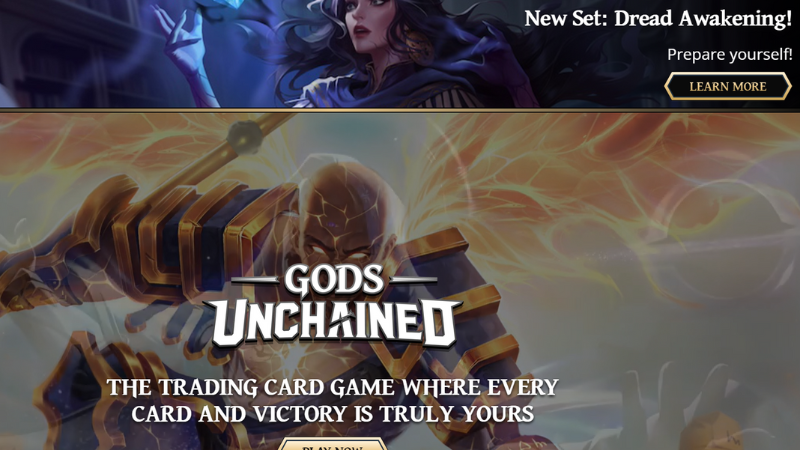 Gods unchained p2e játék
