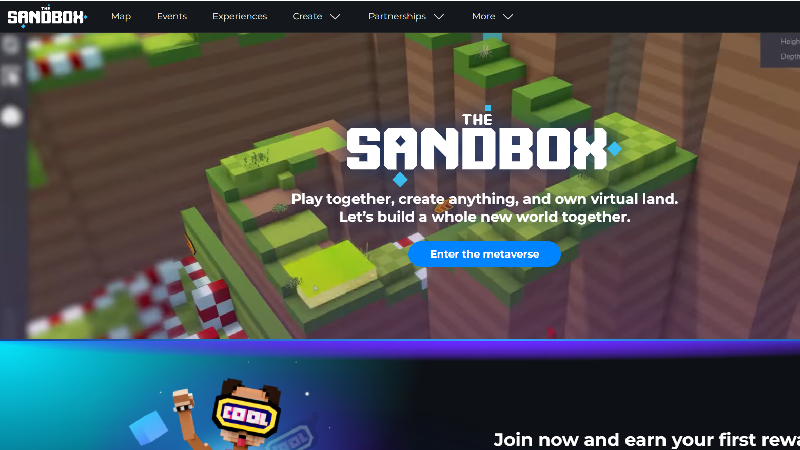 Sandbox blockchain játékfejlesztő cég
