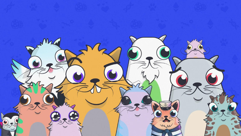 Cryptokitties játék
