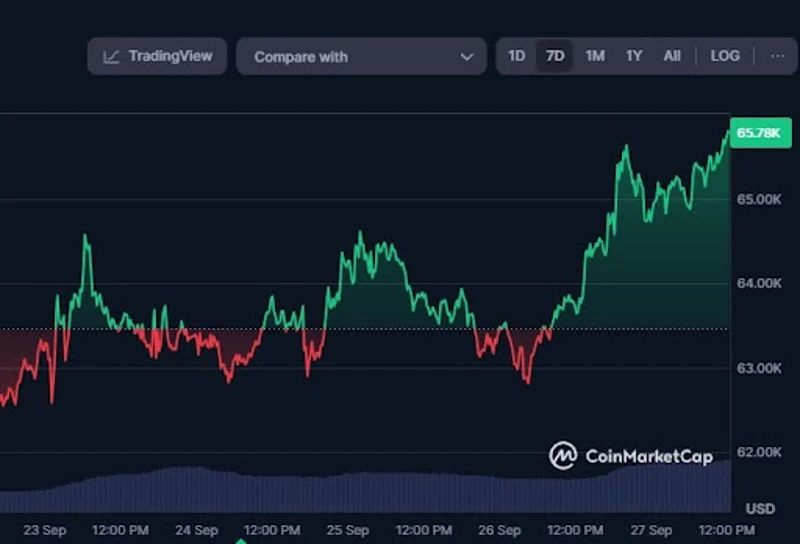 A Bitcoin árfolyam hatása a beáramlásra
