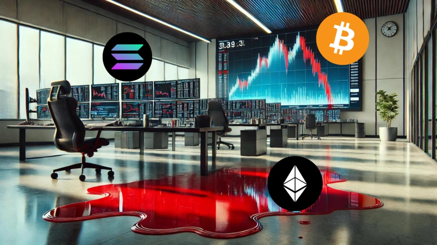 CryptoShock A piac nagy kiáramlása elérte a 305 millió dollárt