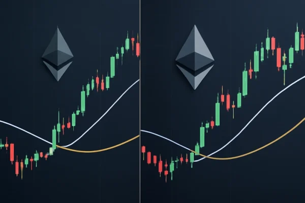 Aranykereszt jelenik meg az Ethereum grafikonján – megismétlődhet a történelem?