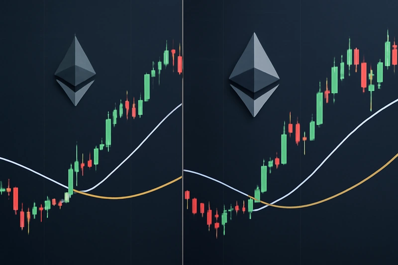 Aranykereszt jelenik meg az Ethereum grafikonján – megismétlődhet a történelem?