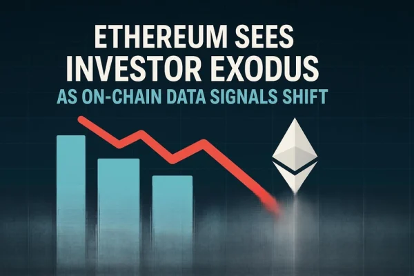 Az Ethereum befektetői exodust tapasztal, miközben a láncon belüli adatok változást jeleznek