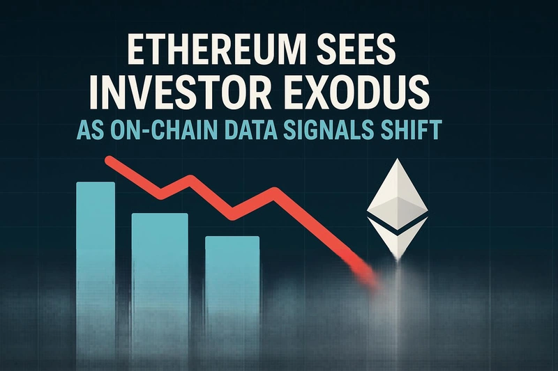Az Ethereum befektetői exodust tapasztal, miközben a láncon belüli adatok változást jeleznek
