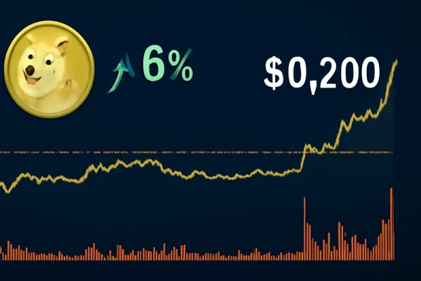 A Dogecoin 6%-kal emelkedett az intézményi vásárlások lendületének hatására