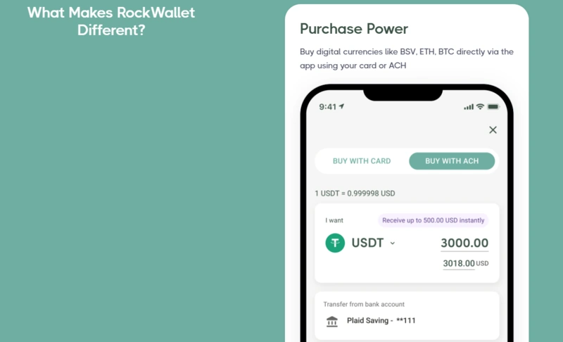 RockWallet áttekintés