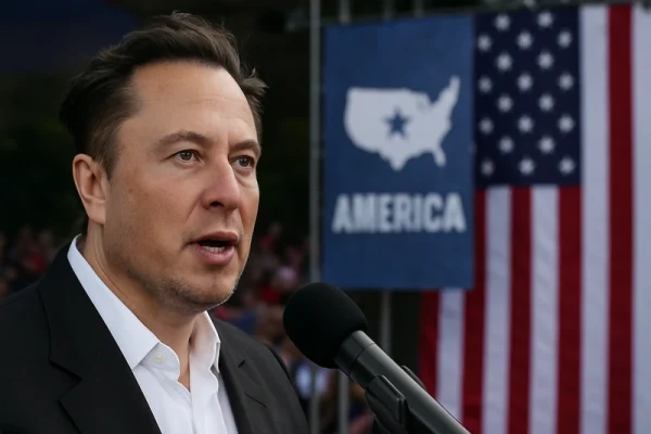Elon Musk támogatja a Bitcoin in America Party elindítását, a piac reagál